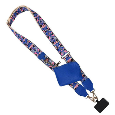 Clip & Go Strap with RFID Pouch – Brocade Pattern